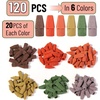 image:imageMr Pen Pencil Top Erasers 120 Pack LatexFree NoSmudge  Cap Pencil Erasers for Precise Erasing Kids Teachers Studying Supplies Vibrant ColorsOld Mill