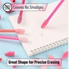 image:imageMr Pen Pencil Top Erasers 120 Pack LatexFree NoSmudge  Cap Pencil Erasers for Precise Erasing Kids Teachers Studying Supplies Vibrant ColorsPink Shades