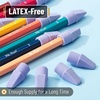 image:imageMr Pen Pencil Top Erasers 120 Pack LatexFree NoSmudge  Cap Pencil Erasers for Precise Erasing Kids Teachers Studying Supplies Vibrant ColorsPurple