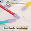 image:imageMr Pen Pencil Top Erasers 120 Pack LatexFree NoSmudge  Cap Pencil Erasers for Precise Erasing Kids Teachers Studying Supplies Vibrant ColorsPurple