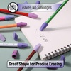 image:imageMr Pen Pencil Top Erasers 120 Pack LatexFree NoSmudge  Cap Pencil Erasers for Precise Erasing Kids Teachers Studying Supplies Vibrant ColorsPurple Shades