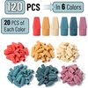 image:imageMr Pen Pencil Top Erasers 120 Pack LatexFree NoSmudge  Cap Pencil Erasers for Precise Erasing Kids Teachers Studying Supplies Vibrant ColorsRetro Colors