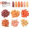 image:imageMr Pen Pencil Top Erasers 120 Pack LatexFree NoSmudge  Cap Pencil Erasers for Precise Erasing Kids Teachers Studying Supplies Vibrant ColorsSunset Orange