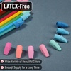image:imageMr Pen Pencil Top Erasers 120 Pack LatexFree NoSmudge  Cap Pencil Erasers for Precise Erasing Kids Teachers Studying Supplies Vibrant ColorsTropical Breeze