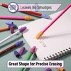 image:imageMr Pen Pencil Top Erasers 120 Pack LatexFree NoSmudge  Cap Pencil Erasers for Precise Erasing Kids Teachers Studying Supplies Vibrant ColorsTwilight Pulse