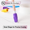 image:imageMr Pen Pencil Top Erasers 120 Pack LatexFree NoSmudge  Cap Pencil Erasers for Precise Erasing Kids Teachers Studying Supplies Vibrant ColorsVibrant
