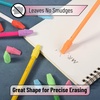 image:imageMr Pen Pencil Top Erasers 120 Pack LatexFree NoSmudge  Cap Pencil Erasers for Precise Erasing Kids Teachers Studying Supplies Vibrant ColorsVivid Colors