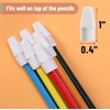 image:imageMr Pen Pencil Top Erasers 120 Pack LatexFree NoSmudge  Cap Pencil Erasers for Precise Erasing Kids Teachers Studying Supplies Vibrant ColorsWhite