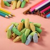 image:imageMr Pen Pencil Top Erasers 120 Pack LatexFree NoSmudge  Cap Pencil Erasers for Precise Erasing Kids Teachers Studying Supplies Vibrant ColorsYellow  Green  Blue