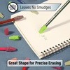 image:imageMr Pen Pencil Top Erasers 120 Pack LatexFree NoSmudge  Cap Pencil Erasers for Precise Erasing Kids Teachers Studying Supplies Vibrant ColorsYellow  Green  Blue