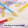 image:imageMr Pen Pencil Top Erasers 120 Pack LatexFree NoSmudge  Cap Pencil Erasers for Precise Erasing Kids Teachers Studying Supplies Vibrant ColorsYellow