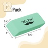 image:imageMr Pen Pink Pencil Eraser 12 Pack  Large Latex Free Block Erasers for School Office Art Sketching Homework Exams Clean SmudgeFree CorrectionGreen