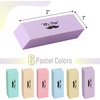 image:imageMr Pen Pink Pencil Eraser 12 Pack  Large Latex Free Block Erasers for School Office Art Sketching Homework Exams Clean SmudgeFree CorrectionPastel