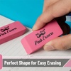 image:imageMr Pen Pink Pencil Eraser 12 Pack  Large Latex Free Block Erasers for School Office Art Sketching Homework Exams Clean SmudgeFree CorrectionPink