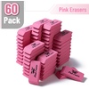 image:imageMr Pen Pink Pencil Eraser 12 Pack  Large Latex Free Block Erasers for School Office Art Sketching Homework Exams Clean SmudgeFree CorrectionPink