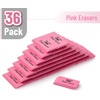 image:imageMr Pen Pink Pencil Eraser 12 Pack  Large Latex Free Block Erasers for School Office Art Sketching Homework Exams Clean SmudgeFree CorrectionPink