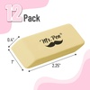 image:imageMr Pen Pink Pencil Eraser 12 Pack  Large Latex Free Block Erasers for School Office Art Sketching Homework Exams Clean SmudgeFree CorrectionYellow