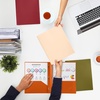 image:imageMr Pen Plastic Folders with Pockets and Prongs 5 Pack Letter Size  Flexible Plastic Folders with ProngsAutumn Earth Colors