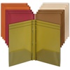 image:imageMr Pen Plastic Folders with Pockets and Prongs 5 Pack Letter Size  Flexible Plastic Folders with ProngsAutumn Earth Colors