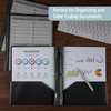image:imageMr Pen Plastic Folders with Pockets and Prongs 5 Pack Letter Size  Flexible Plastic Folders with ProngsBlack  Organizational Sheets