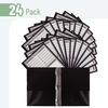 image:imageMr Pen Plastic Folders with Pockets and Prongs 5 Pack Letter Size  Flexible Plastic Folders with ProngsBlack  Organizational Sheets