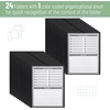 image:imageMr Pen Plastic Folders with Pockets and Prongs 5 Pack Letter Size  Flexible Plastic Folders with ProngsBlack  Organizational Sheets