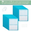 image:imageMr Pen Plastic Folders with Pockets and Prongs 5 Pack Letter Size  Flexible Plastic Folders with ProngsBlue  Organizational Sheets