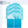 image:imageMr Pen Plastic Folders with Pockets and Prongs 5 Pack Letter Size  Flexible Plastic Folders with ProngsBlue  Organizational Sheets