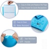 image:imageMr Pen Plastic Folders with Pockets and Prongs 5 Pack Letter Size  Flexible Plastic Folders with ProngsBlue  Organizational Sheets