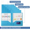 image:imageMr Pen Plastic Folders with Pockets and Prongs 5 Pack Letter Size  Flexible Plastic Folders with ProngsBlue