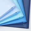image:imageMr Pen Plastic Folders with Pockets and Prongs 5 Pack Letter Size  Flexible Plastic Folders with ProngsBlue Shades