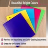 image:imageMr Pen Plastic Folders with Pockets and Prongs 5 Pack Letter Size  Flexible Plastic Folders with ProngsBright Colors
