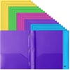 image:imageMr Pen Plastic Folders with Pockets and Prongs 5 Pack Letter Size  Flexible Plastic Folders with ProngsBright Colors