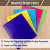 image:imageMr Pen Plastic Folders with Pockets and Prongs 5 Pack Letter Size  Flexible Plastic Folders with ProngsBright Colors