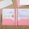 image:imageMr Pen Plastic Folders with Pockets and Prongs 5 Pack Letter Size  Flexible Plastic Folders with ProngsDusty Rose