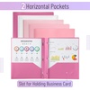 image:imageMr Pen Plastic Folders with Pockets and Prongs 5 Pack Letter Size  Flexible Plastic Folders with ProngsDusty Rose
