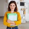 image:imageMr Pen Plastic Folders with Pockets and Prongs 5 Pack Letter Size  Flexible Plastic Folders with ProngsGreen  Organizational Sheets