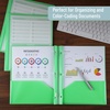 image:imageMr Pen Plastic Folders with Pockets and Prongs 5 Pack Letter Size  Flexible Plastic Folders with ProngsGreen  Organizational Sheets