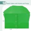 image:imageMr Pen Plastic Folders with Pockets and Prongs 5 Pack Letter Size  Flexible Plastic Folders with ProngsGreen