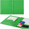 image:imageMr Pen Plastic Folders with Pockets and Prongs 5 Pack Letter Size  Flexible Plastic Folders with ProngsGreen