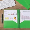 image:imageMr Pen Plastic Folders with Pockets and Prongs 5 Pack Letter Size  Flexible Plastic Folders with ProngsGreen