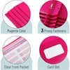 image:imageMr Pen Plastic Folders with Pockets and Prongs 5 Pack Letter Size  Flexible Plastic Folders with ProngsMagenta  Organizational Sheets
