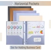 image:imageMr Pen Plastic Folders with Pockets and Prongs 5 Pack Letter Size  Flexible Plastic Folders with ProngsModern Tones