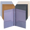 image:imageMr Pen Plastic Folders with Pockets and Prongs 5 Pack Letter Size  Flexible Plastic Folders with ProngsModern Tones