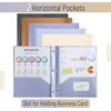 image:imageMr Pen Plastic Folders with Pockets and Prongs 5 Pack Letter Size  Flexible Plastic Folders with ProngsModern Tones