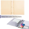 image:imageMr Pen Plastic Folders with Pockets and Prongs 5 Pack Letter Size  Flexible Plastic Folders with ProngsModern Tones