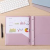 image:imageMr Pen Plastic Folders with Pockets and Prongs 5 Pack Letter Size  Flexible Plastic Folders with ProngsMuted Pastel Colors