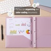 image:imageMr Pen Plastic Folders with Pockets and Prongs 5 Pack Letter Size  Flexible Plastic Folders with ProngsMuted Pastel Colors
