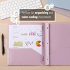 image:imageMr Pen Plastic Folders with Pockets and Prongs 5 Pack Letter Size  Flexible Plastic Folders with ProngsMuted Pastel Colors