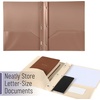 image:imageMr Pen Plastic Folders with Pockets and Prongs 5 Pack Letter Size  Flexible Plastic Folders with ProngsNatural Colors